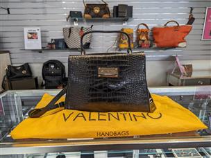 MARIO VALENTINO NELLY COCCO CROCODILE BAG Very Good Capital Pawn Salem OR